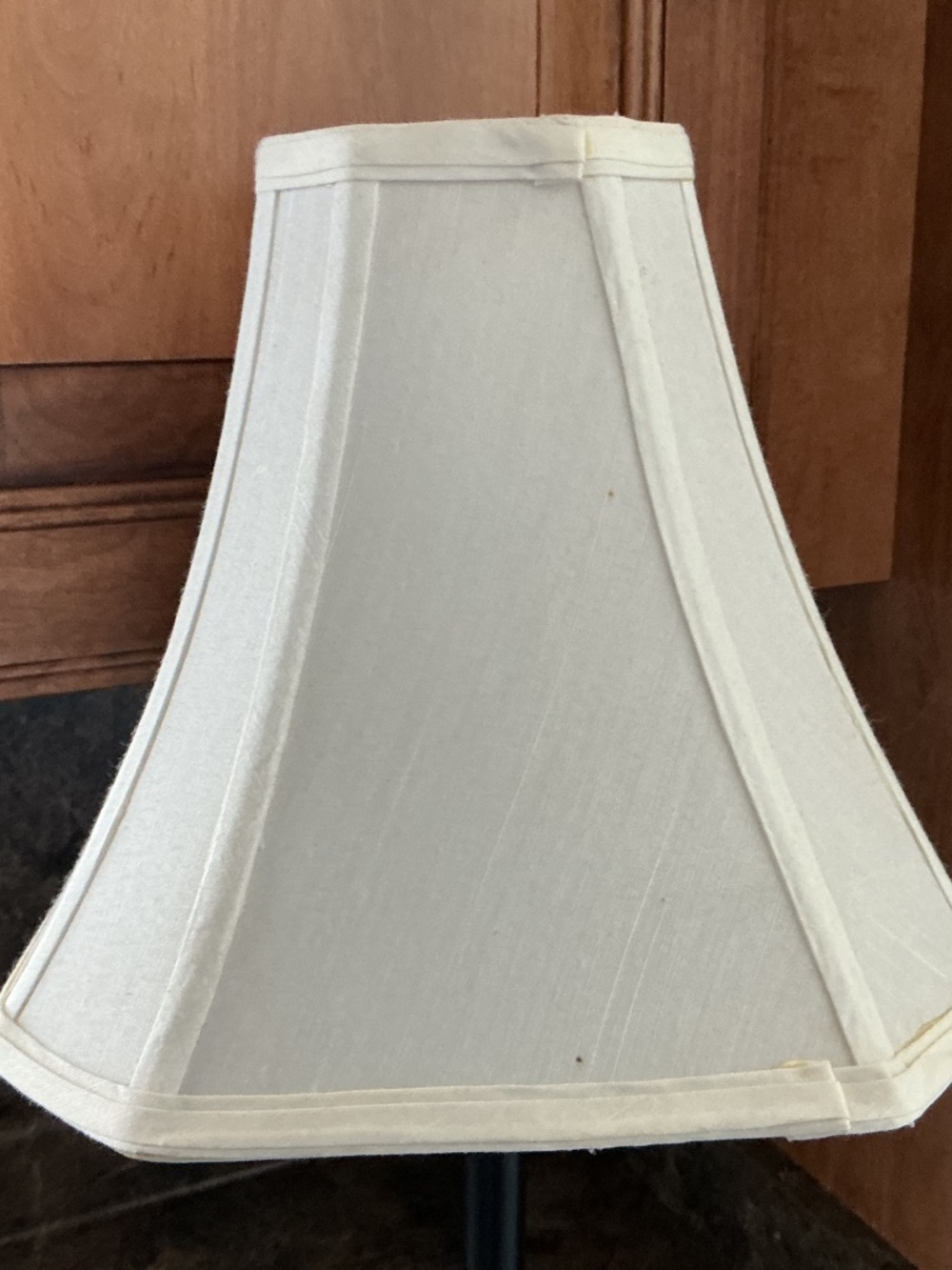 Black Table Lamp w/Shade - Picture 7 of 8